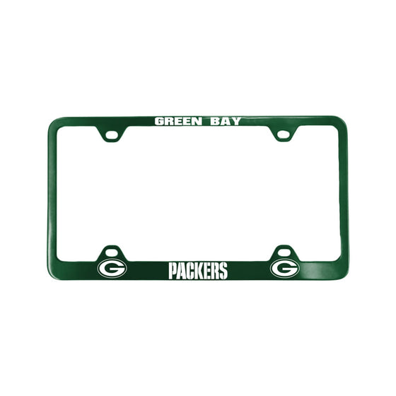 Green Bay Packers License Plate Frame Laser Cut Green