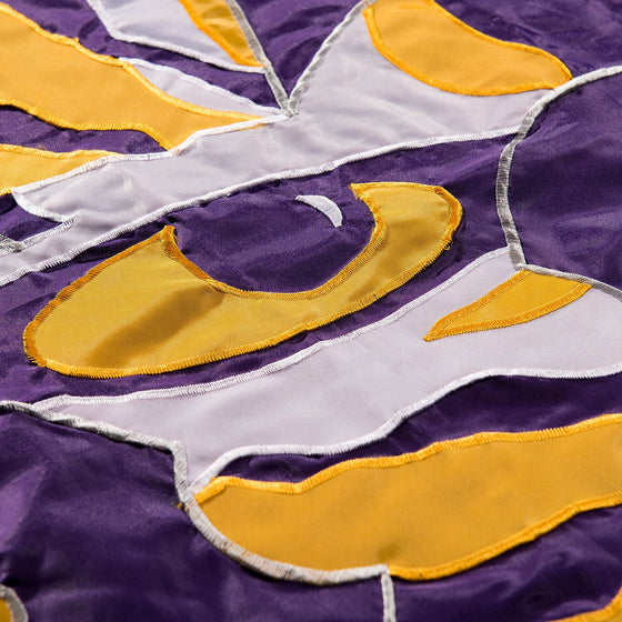 College Flags & Banners Co. LSU Tigers Embroidered and Stitched Nylon Flag