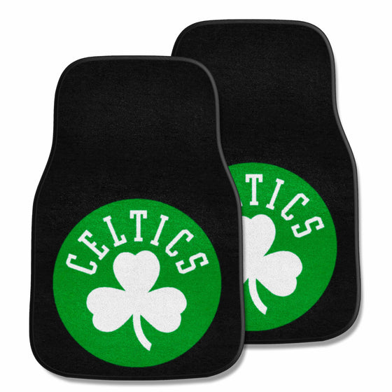 Boston Celtics Front Carpet Car Mat Set - 2 Pieces