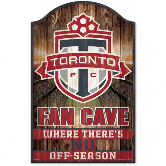 Toronto FC Sign 11x17 Wood Fan Cave Design - Special Order