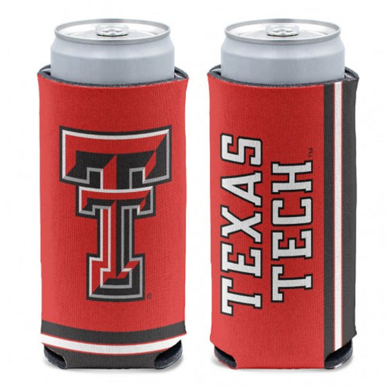 Texas Tech Red Raiders Can Cooler Slim Can Design