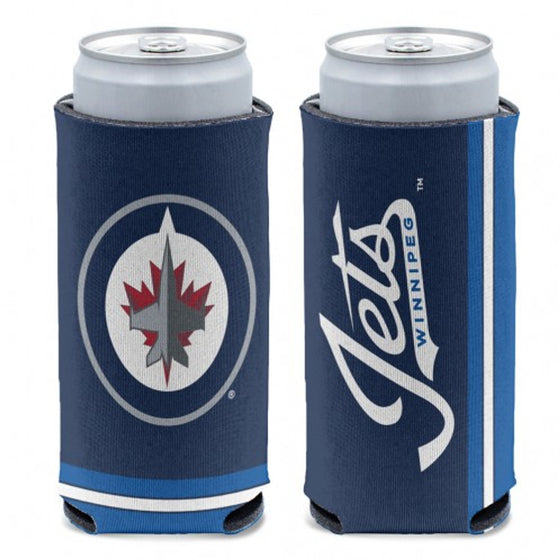 Winnipeg Jets Can Cooler Slim Can Design Special Order