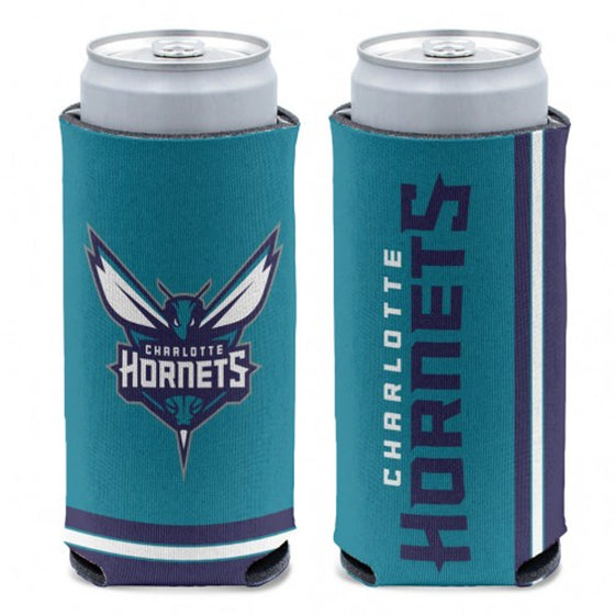 Charlotte Hornets Can Cooler Slim Can Design Special Order