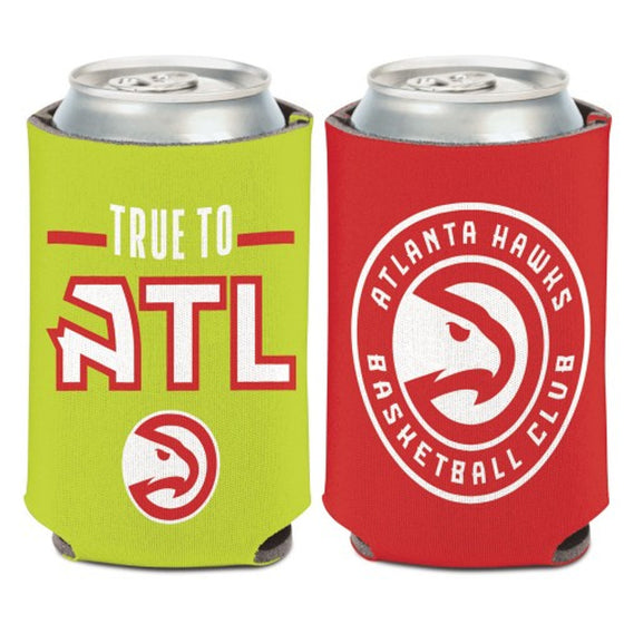 Atlanta Hawks Can Cooler Slogan Design Special Order