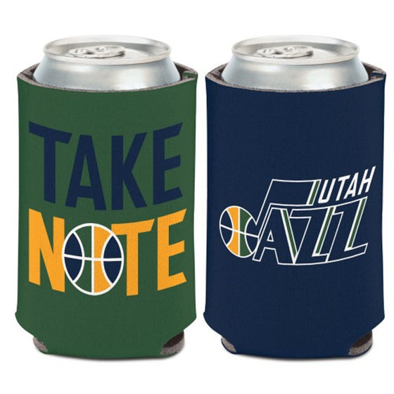 Utah Jazz Can Cooler Slim Can Design Special Order