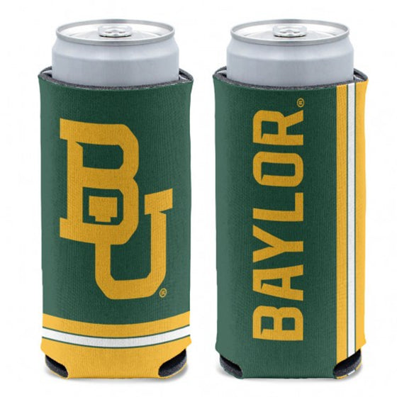 Baylor Bears Can Cooler Slim Can Design Special Order