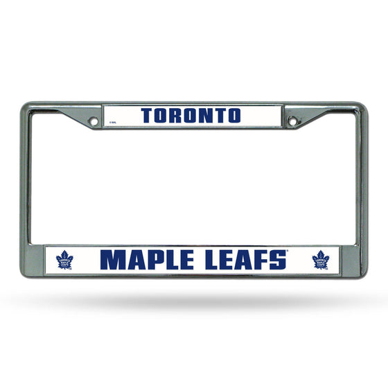 Toronto Maple Leafs License Plate Frame Chrome - Special Order