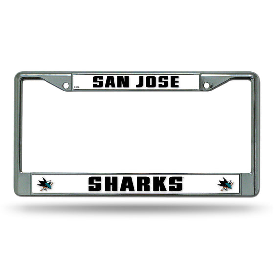 San Jose Sharks Chrome License Plate Frame (CDG)