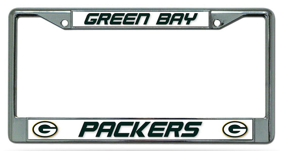 Green Bay Packers Chrome License Plate Frame (CDG)