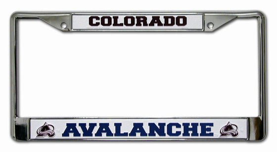 Colorado Avalanche Chrome License Plate Frame (CDG)