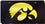 Iowa Hawkeyes Black Laser Cut License Plate (CDG)