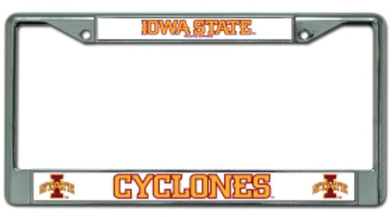 Iowa State Cyclones Chrome License Plate Frame (CDG)