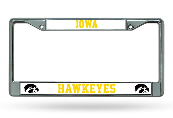 Iowa Hawkeyes Chrome License Plate Frame (CDG)