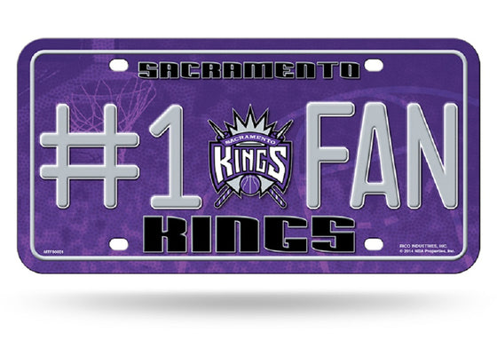 Sacramento Kings License Plate - #1 Fan - Special Order