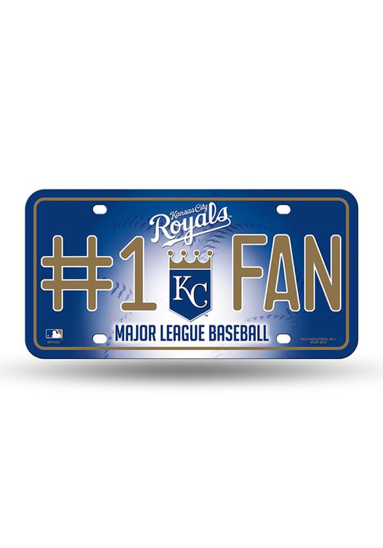 Kansas City Royals License Plate #1 Fan