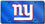 New York Giants Laser Cut Blue License Plate (CDG)