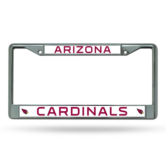 Arizona Cardinals License Plate Frame Chrome