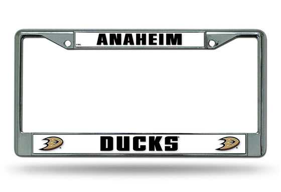 Anaheim Ducks License Plate Frame Chrome - Special Order