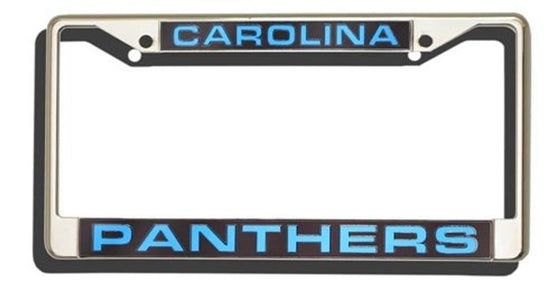 Carolina Panthers Laser Cut License Plate Frame