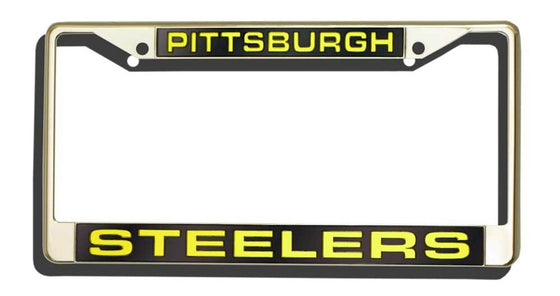 Pittsburgh Steelers Laser Cut Chrome License Plate Frame (CDG)