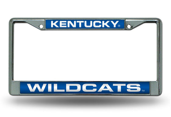 Kentucky Wildcats Laser Cut Chrome License Plate Frame (CDG)