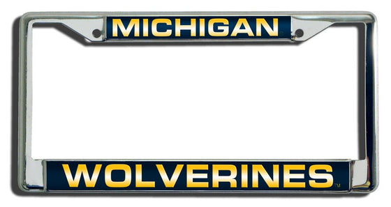 Michigan Wolverines Laser Cut Chrome License Plate Frame (CDG)