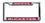 Ohio State Buckeyes Laser Cut Chrome License Plate Frame (CDG)