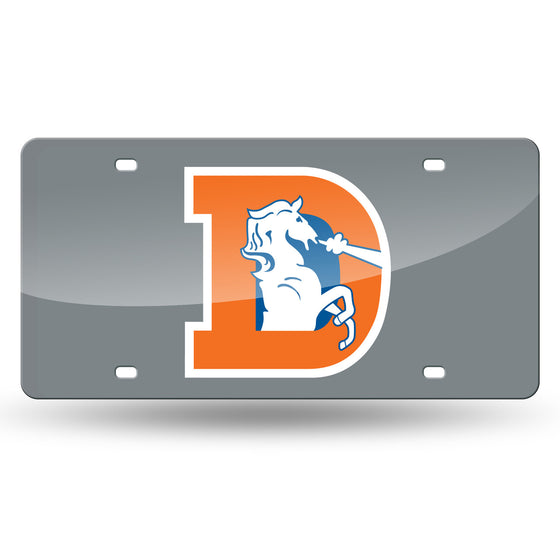 Denver Broncos Sliver Laser Tag - Throwback Logo (CDG)