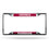 Arkansas Razorbacks License Plate Frame Chrome EZ View (CDG)