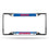 Kansas Jayhawks License Plate Frame Chrome EZ View (CDG)