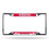 Nebraska Cornhuskers License Plate Frame Chrome EZ View (CDG)