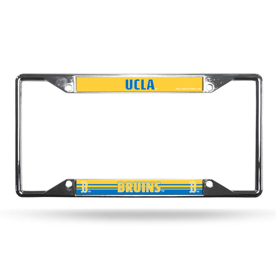 UCLA Bruins License Plate Frame Chrome EZ View (CDG)