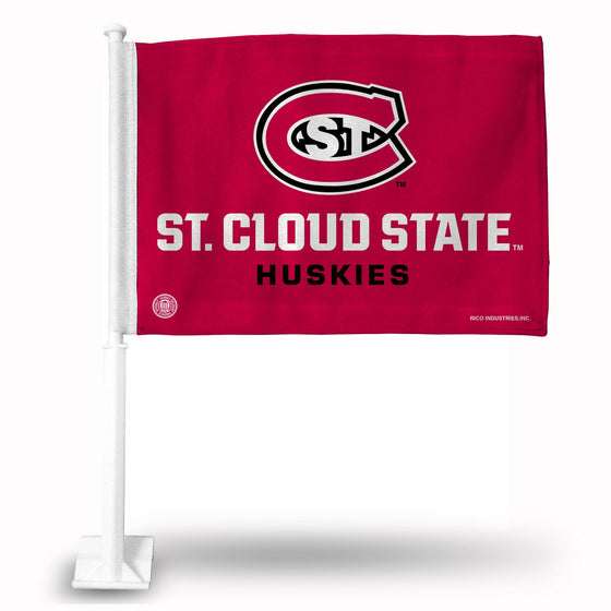 St. Cloud State Huskies Flag Car - Special Order