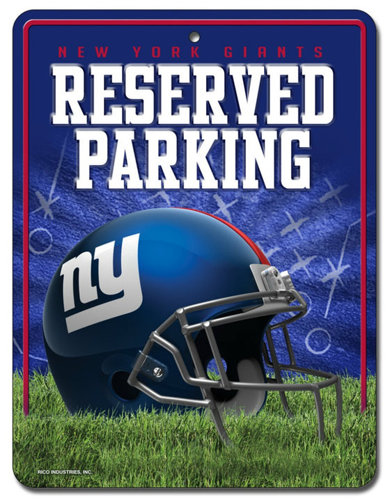 New York Giants Sign Metal Parking - Special Order