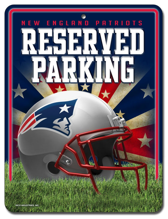 New England Patriots Metal Parking Sign (CDG)