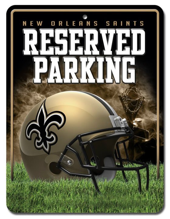 New Orleans Saints Sign Metal Parking - Special Order