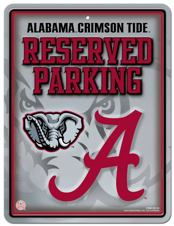 Alabama Crimson Tide Metal Parking Sign (CDG)