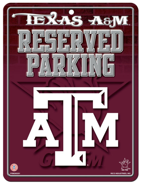 Texas A&M Aggies Metal Parking Sign - Special Order