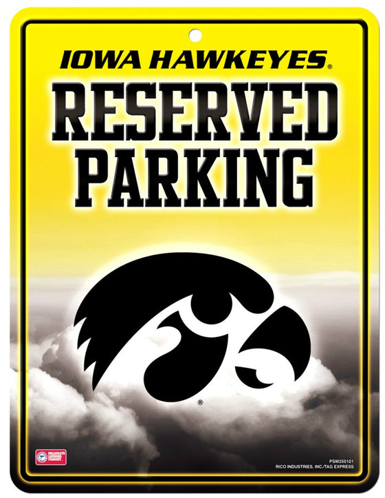 Iowa Hawkeyes Metal Parking Sign (CDG)