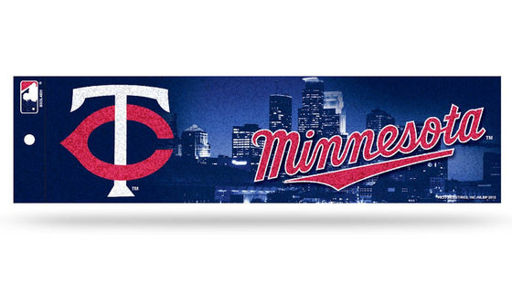 Minnesota Twins Decal Bumper Sticker Glitter