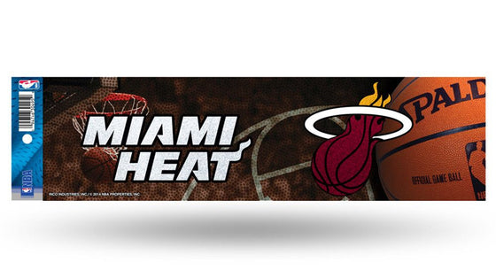 Miami Heat Decal Bumper Sticker Glitter