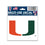 Miami Hurricanes Decal 3x4 Multi Use - Special Order