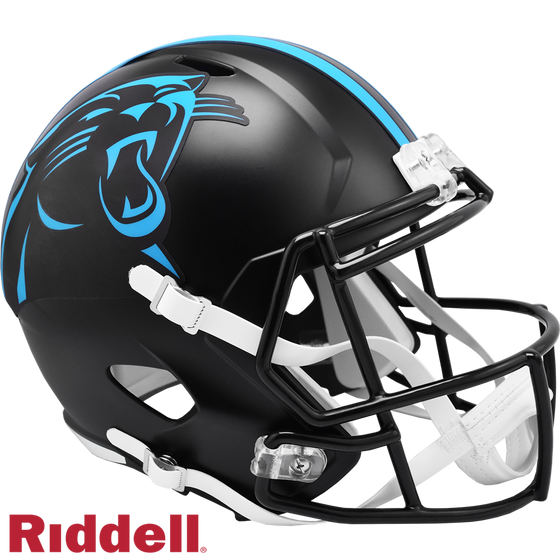 Carolina Panthers Helmet Riddell Replica Full Size Speed Style On-Field Alternate - Special Order