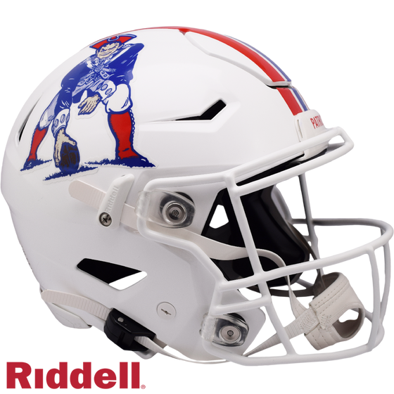 New England Patriots Helmet Riddell Authentic Full Size SpeedFlex Style 1982-1989 T/B - Special Order