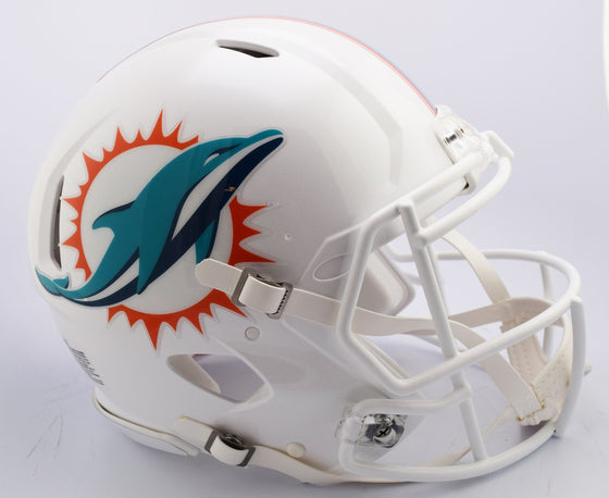 Miami Dolphins Helmet Riddell Authentic Full Size Speed Style 2018