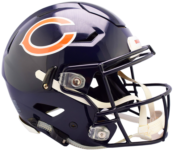 Chicago Bears Helmet Riddell Authentic Full Size SpeedFlex Style