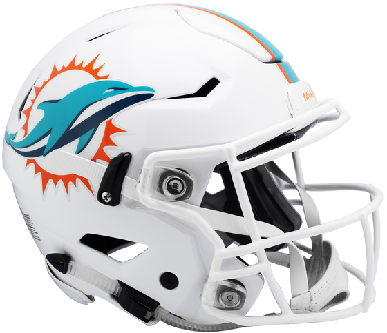 Miami Dolphins Helmet Riddell Authentic Full Size SpeedFlex Style