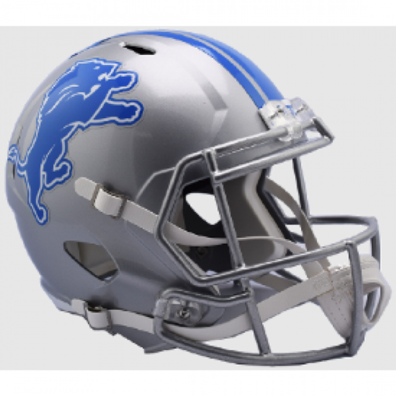 Detroit Lions Helmet Riddell Replica Full Size Speed Style