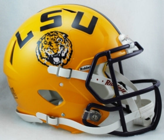 LSU Tigers Helmet Riddell Authentic Full Size Speed Style