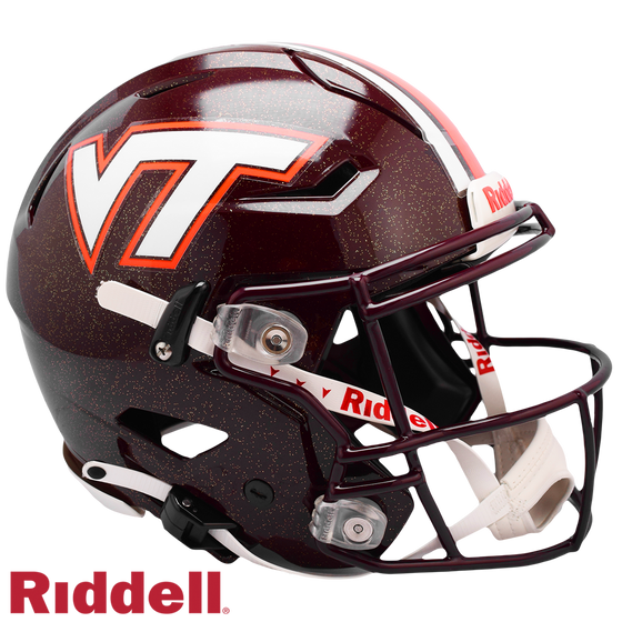 Virginia Tech Hokies Helmet Riddell Authentic Full Size SpeedFlex Style